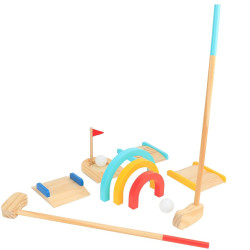 TOOKY TOY Wooden Golf Set for 2 People 13 pcs.