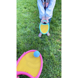 WOOPIE Catch Ball Arcade Game 2 Paddles + 2 Balls