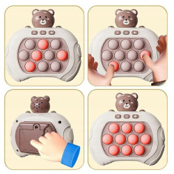 WOOPIE POP IT Interactive Anti-Stress Arcade Teddy Bear Game