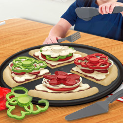 WOOPIE Pizza Slicer Set XL Restaurant 30 pcs.