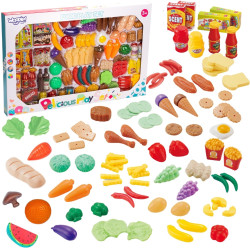 WOOPIE Set for the Kitchen Shop Vegetables Fruits 120 pcs.