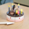 CLASSIC WORLD Wooden Birthday Cake for Cutting 19 pcs.
