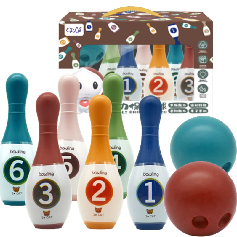 WOOPIE Colorful Bowling for Kids Numbers