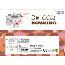 WOOPIE Bowling for Children Animals and Numbers 8 pcs.