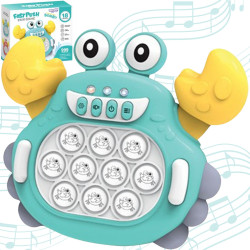 WOOPIE POP IT Electronic Anti-Stress Arcade Game Green Crab