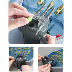 WOOPIE Arcade Game "Naval Battle" 3D Ships Ball Launcher