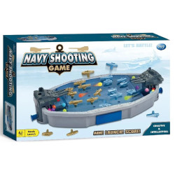 WOOPIE Arcade Game "Naval Battle" 3D Ships Ball Launcher