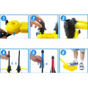 WOOPIE Double Foam Rocket Launcher 8pcs