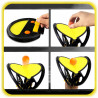 WOOPIE Catch Ball Throw Catch Arcade Game for Two 2x Paddles + 4 Balls