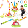 WOOPIE 3-in-1 Arcade Game Rocket Launcher Jump Rope Throw at the Target Ladybug