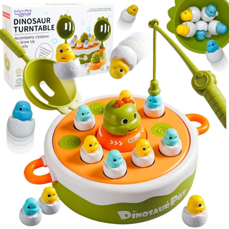 WOOPIE Dinosaur Catching 4-in-1 Arcade Game Catapult