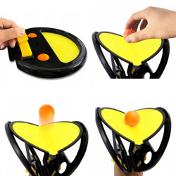 WOOPIE Catch Ball Arcade Game Throw Catch Paddle + 2 Balls