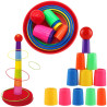 WOOPIE Skill Game Throwing Ringo Hoops at the Target