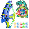 WOOPIE Velcro Darts Arcade Game 2in1 Set: Shield + Dino Bow Launcher