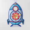 WOOPIE Velcro Dartboard Rocket Arcade Game