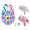 WOOPIE Velcro Darts Arcade Game 2-in-1 Set Shield Launcher Unicorn
