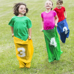 WOOPIE Jumping Bags Kinder Party Animation Set 4 pcs