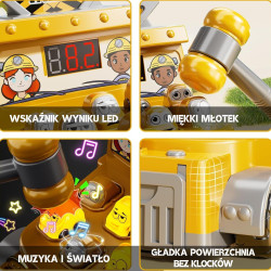 WOOPIE Hammering Skill Game Construction Site with Accessories