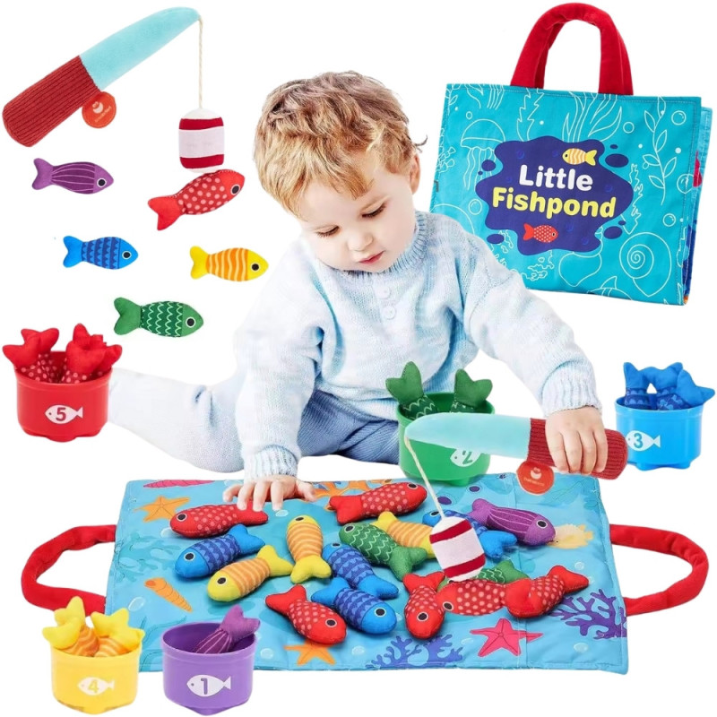 WOOPIE Little Fisherman's Set Learning Counting 22 Pieces