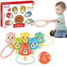 WOOPIE Bowling For Kids Colorful Teddy Bears 3in1