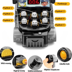 WOOPIE Hammer Arcade Game Police Car with Accessories