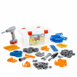 "Super Mechanic" Handyman's Set + "Inventor" Construction Blocks Tool Set Polesie