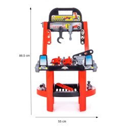 "Super Mechanic" Handyman's Set + "Inventor" Construction Blocks Tool Set Polesie