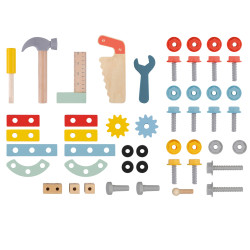 TOOKY TOY Wooden Walker Car Mini STEM Workshop