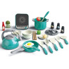 WOOPIE Little Chef's Set Induction Pots Frying Pan Kettle Green 30 pcs.