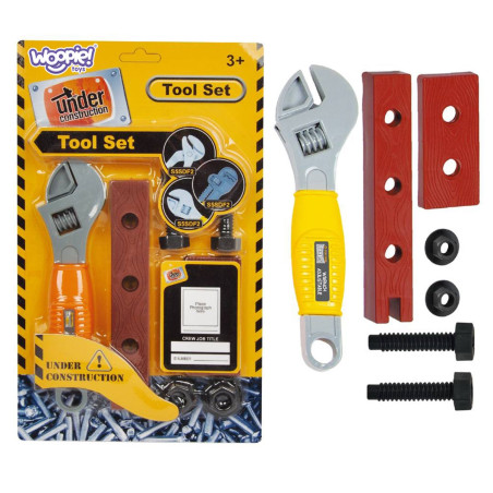 WOOPIE Little Handyman's Tool Set Adjustable Wrench