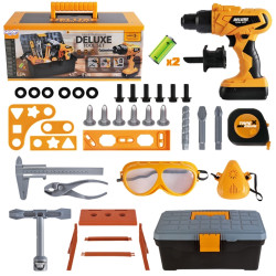 WOOPIE Little Handyman's Tool Set with Screwdriver in Case 39 pcs.