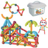 WOOPIE Magnetic Educational Building Blocks 128 pcs.