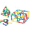 WOOPIE Magnetic Construction Blocks 3D 128 pcs XXL