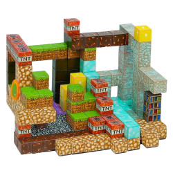 WOOPIE Magnetic Construction Blocks 3D Cubes Educational Set 63 pcs.