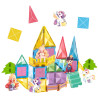 WOOPIE Magnetic Construction Blocks 3D Educational Set Fairytale Castle 55 pcs.