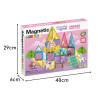 WOOPIE Magnetic Construction Blocks 3D Educational Set Fairytale Castle 55 pcs.