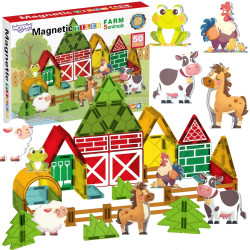 WOOPIE Magnetic Building Blocks 7.5 cm Farm 30 pcs.