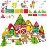 WOOPIE Magnetic Building Blocks 7.5 cm Farm 30 pcs.