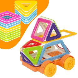WOOPIE Magnetic Blocks Vehicle Mini STEAM Buildings 22pcs.
