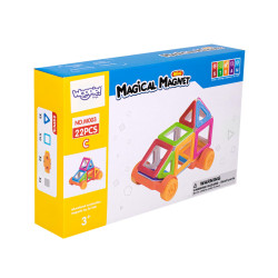 WOOPIE Magnetic Blocks Vehicle Mini STEAM Buildings 22pcs.