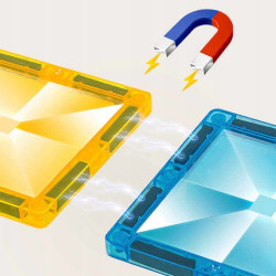 WOOPIE Magnetic Blocks 3D Police Station Set 42 pcs.