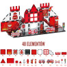 WOOPIE Magnetic Blocks 3D Fire Department Set 48 pcs.