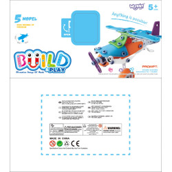 WOOPIE 5-in-1 STEM Building Blocks Vehicle Set