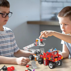 WOOPIE Creator City Fire Brigade Construction Set