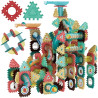 WOOPIE Magnetic Construction Blocks 3D Educational Set Ball Track 228pcs.
