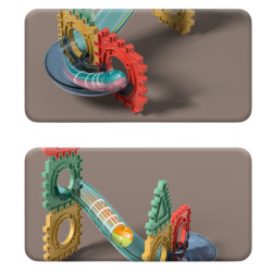 WOOPIE Magnetic Construction Blocks 3D Educational Set Ball Track 228pcs.