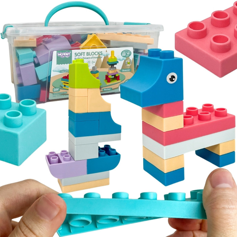 WOOPIE Soft Blocks Set 99 Pieces in a Box