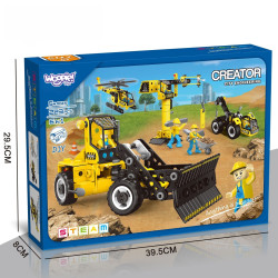 WOOPIE Building Blocks Build Construction Vehicles 8 STEAM Models