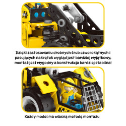 WOOPIE Construction Set STEAM Construction Vehicles 6in1 223 pcs.