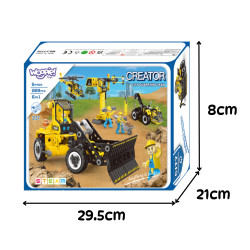 WOOPIE Construction Set STEAM Construction Vehicles 6in1 223 pcs.